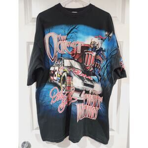 Vintage Chase DALE EARNHARDT SR The Quest T-Shirt All Over Print Men's Sz XXXL